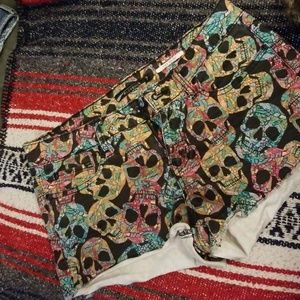 Adorable Skull Shorts